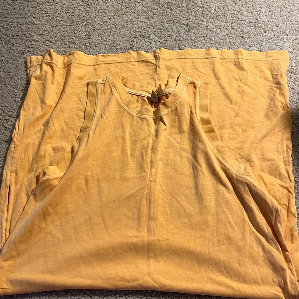 Yellow Tank Dress